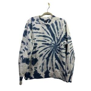 J.Crew Sweatshirt Unisex Size Large Tie-Dye Crewneck Long Sleeve 100%Cotton